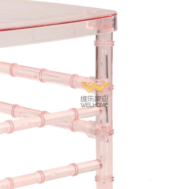 Pink Plastic Chiavari Chair for wedding/events